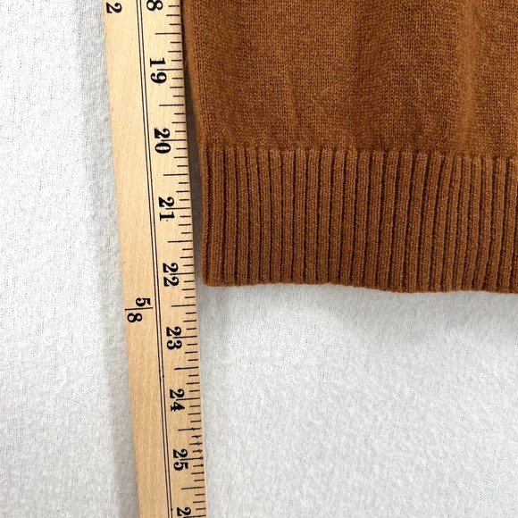 EVERLANE The Cashmere Jumpsuit Womens Small Brown Sleeveless Wide Strap Knit - Picture 16 of 16